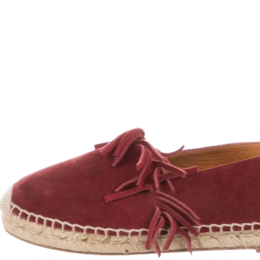 Chloé Fringe Suede Espadrilles 10 | needs insoles